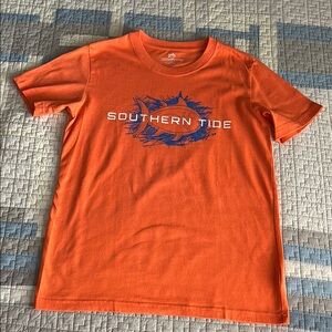 Southern Tide Orange Graphic T-Shirt